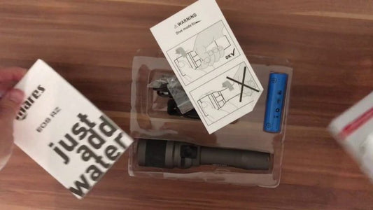 Mares EOS 5RZ Taucherlampe Funktionen und Unboxing